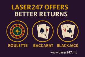 Read more about the article Which Live Casino Game on Laser247 Gives You Better Returns in India? Roulette, Baccarat, or Blackjack